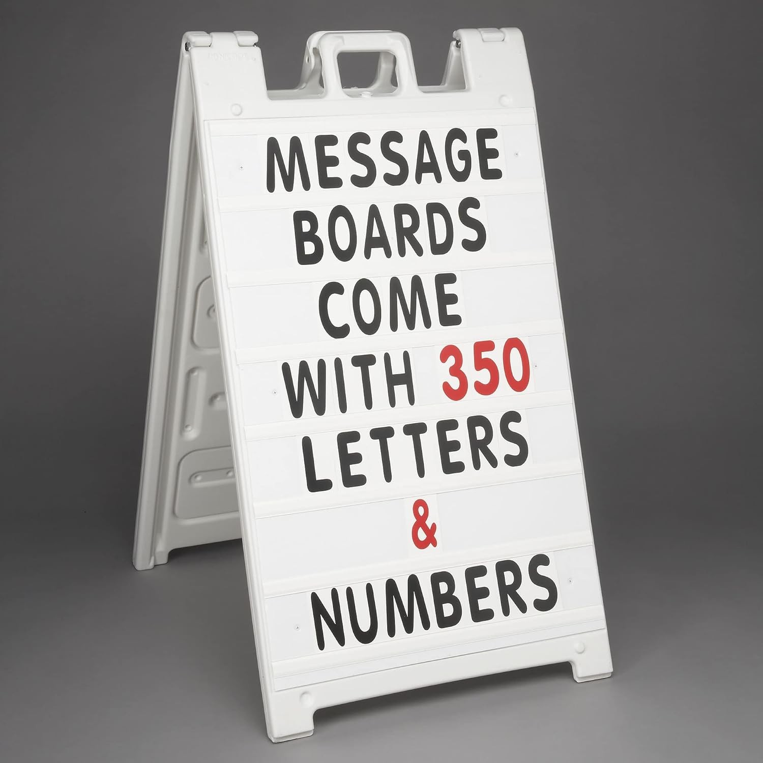 Signicade Deluxe A Frame Sidewalk Curb Sign Portable Folding Double Sided