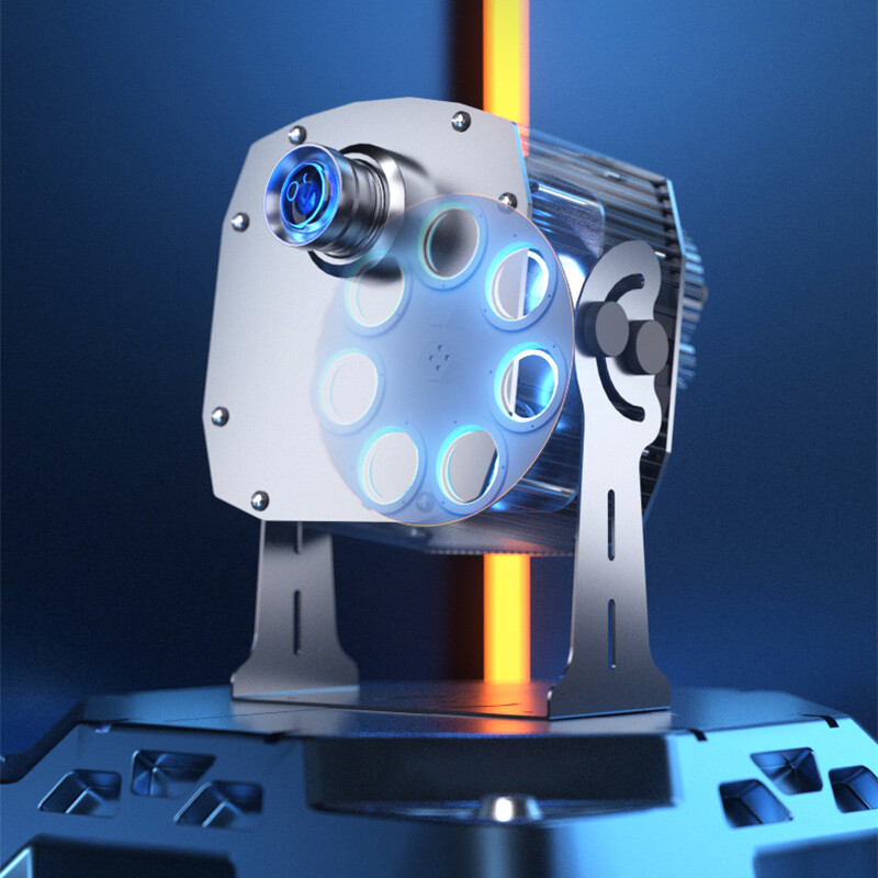 60W-600W Waterproof Dynamic Effect Led Logo Gobo Projector Custom 7 lens Lights