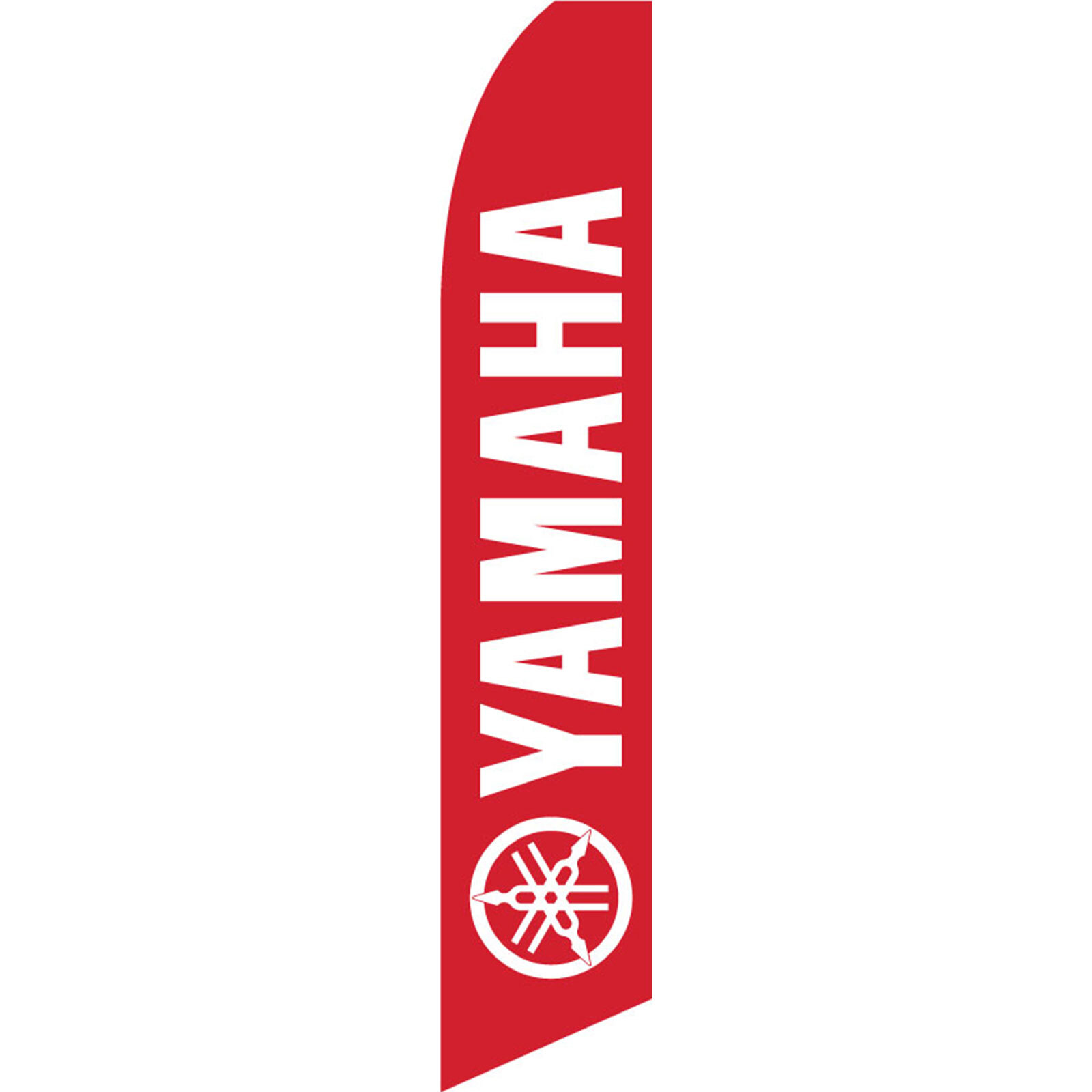 Yamaha Red 2 1/2 ft X 11 1/2 ft Swooper Flag