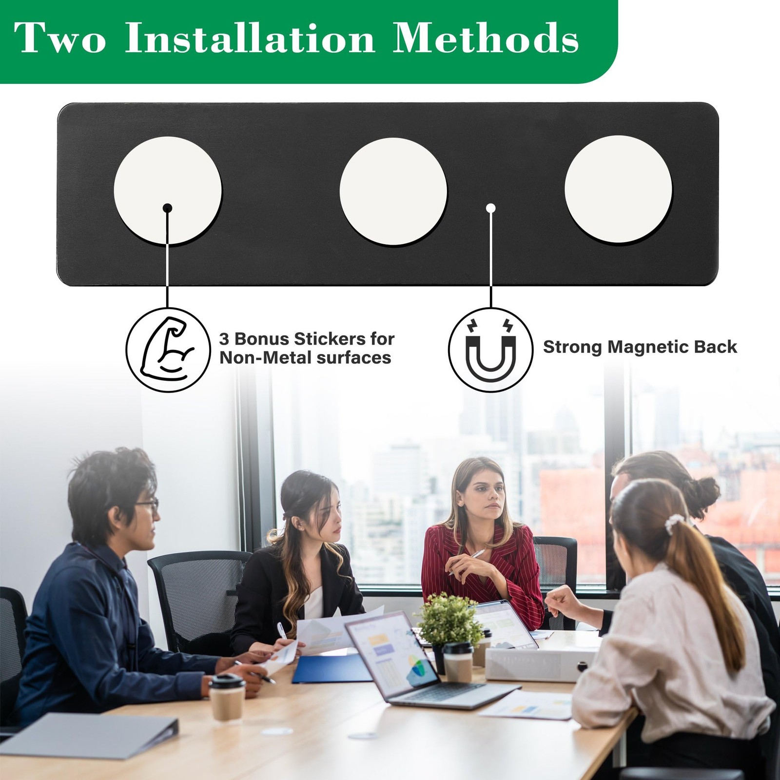 Meeting in Progress Door Sign, Vacant Occupied Signs, Magnetic Office Door Si…
