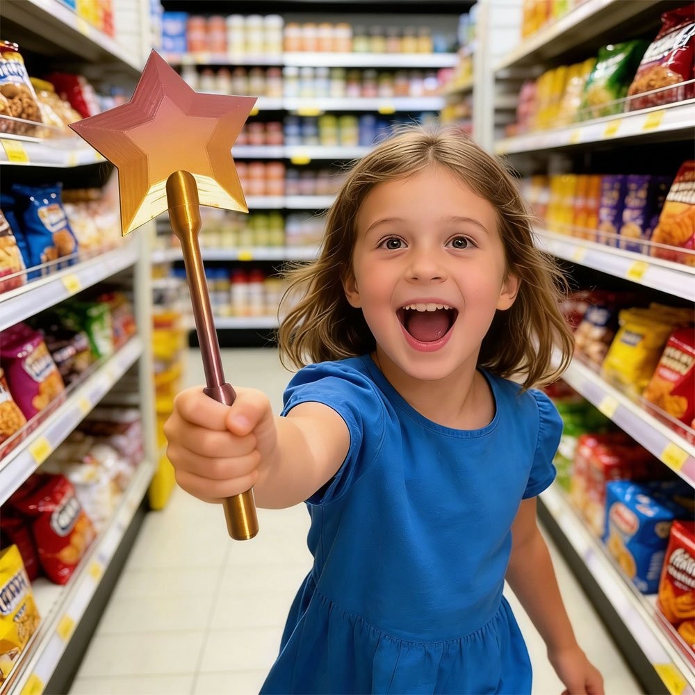 Portable 3D Printed Wand Tap To Pay Creative Credit Card Holder Gift for Girls