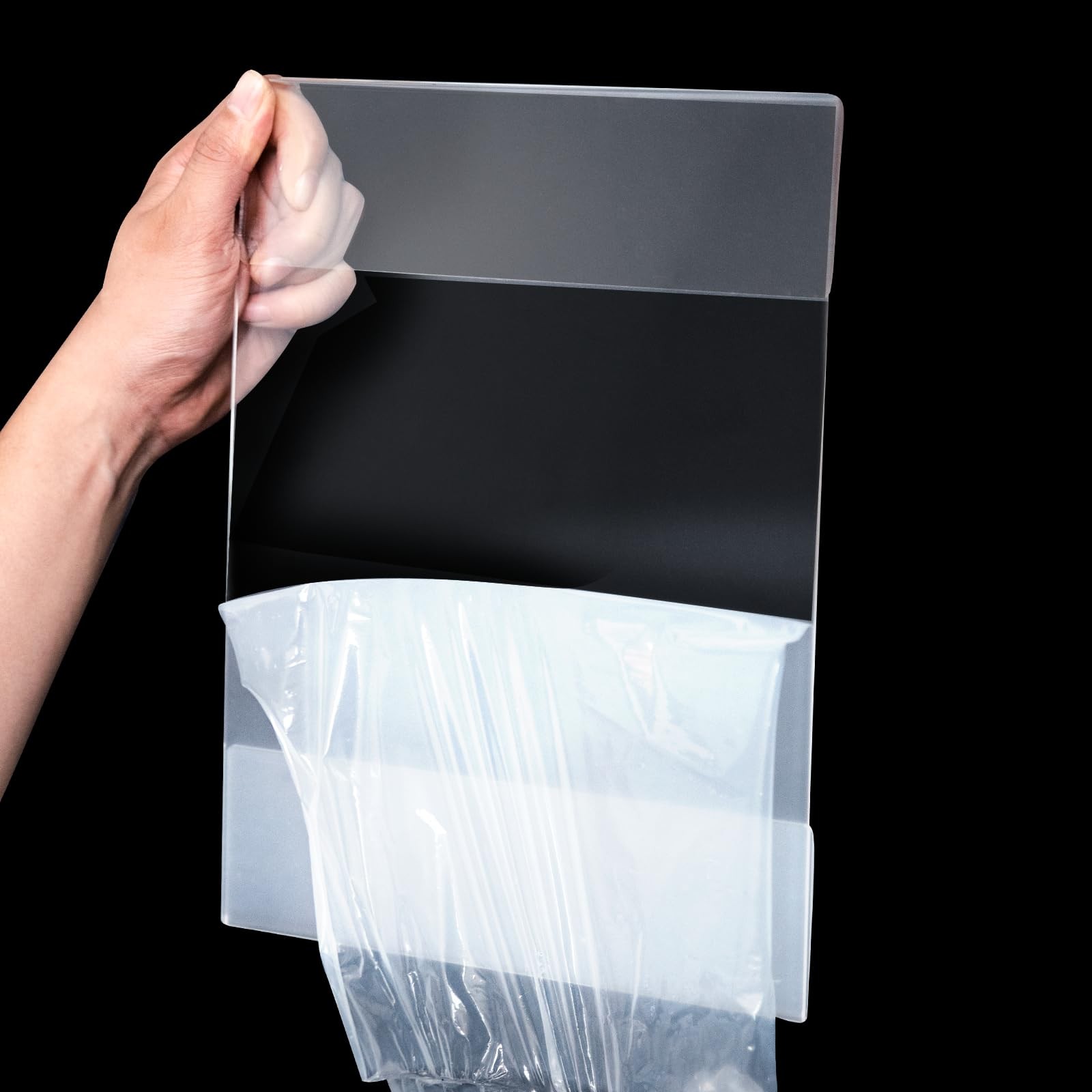 rogeramz 8.5 x 11 Acrylic Sign Holder with 12 Suction Small Signage, clear