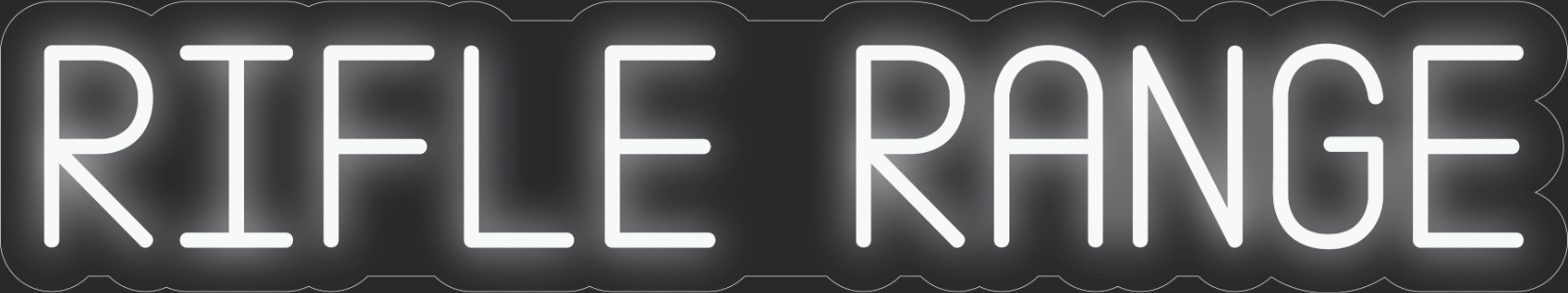 Rifle range Neon LED Sign Business Wall Decor Lighted Store Sign 36 x 7 in.