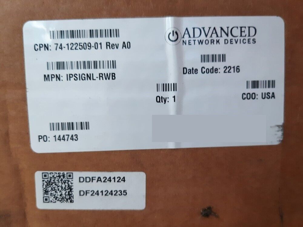 Advanced Networks IPSIGNL-RWB Large LED IP Signboard (51 in x 9 in) *READ*