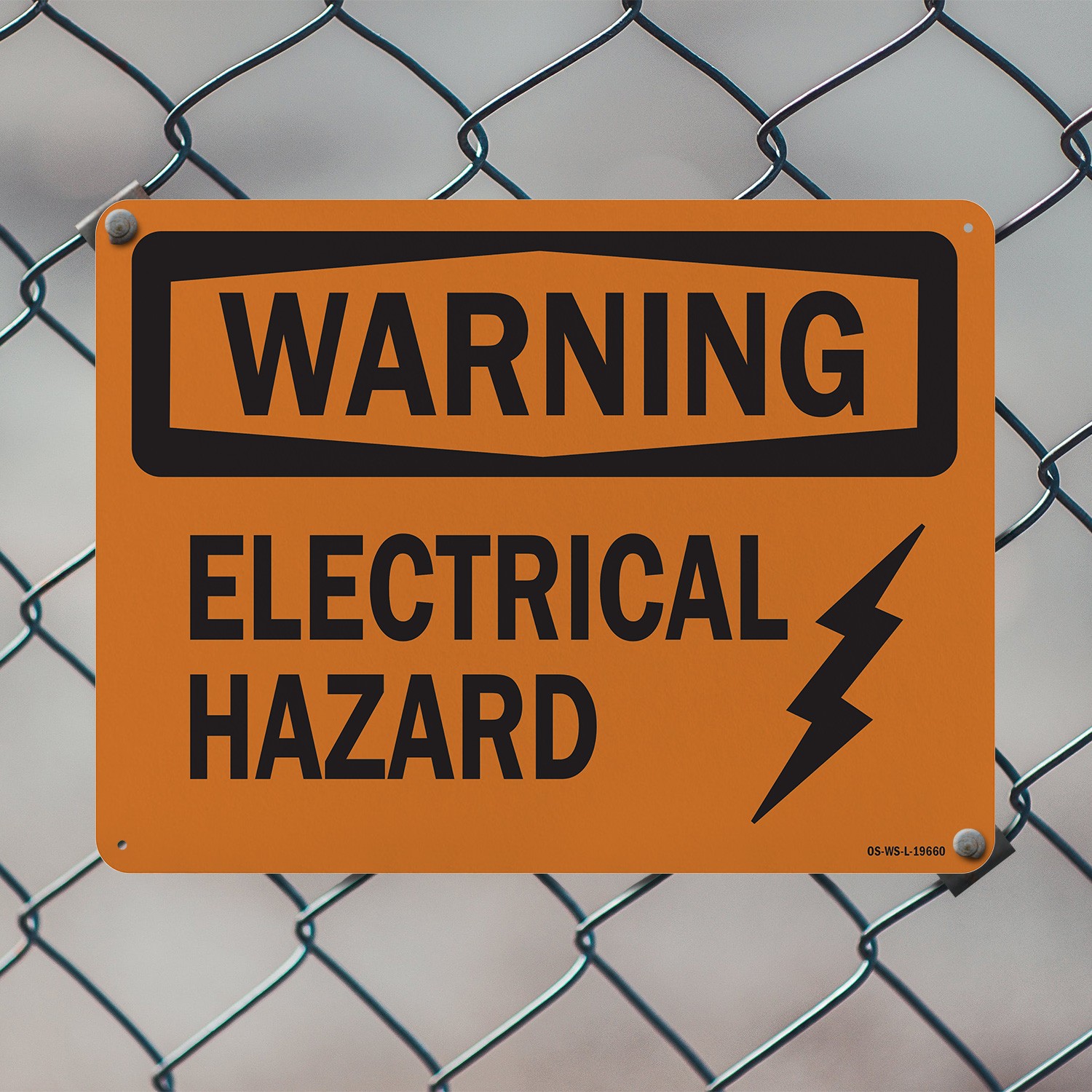 Electrical Hazard OSHA Warning Sign Metal, Plastic, Or Decal – 5 or 10 Pack
