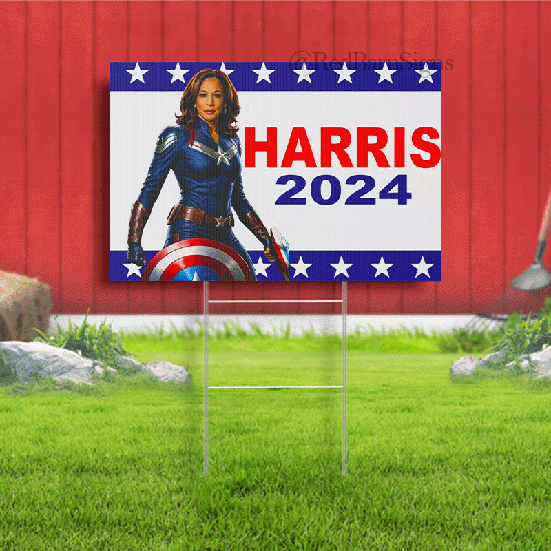 Kamala Harris 2024- Plastic Yard Sign