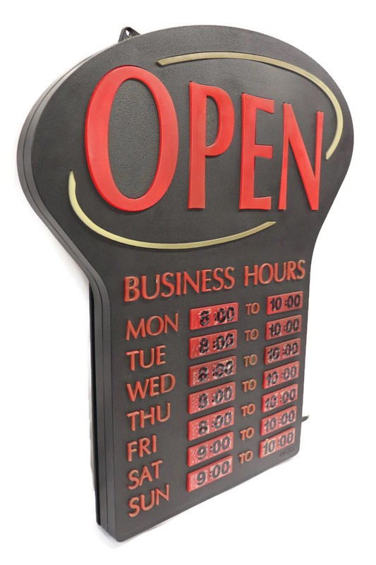 NEWON 3686 LED Open Sign – Lighted – Non-Programmable – Bar / Decor