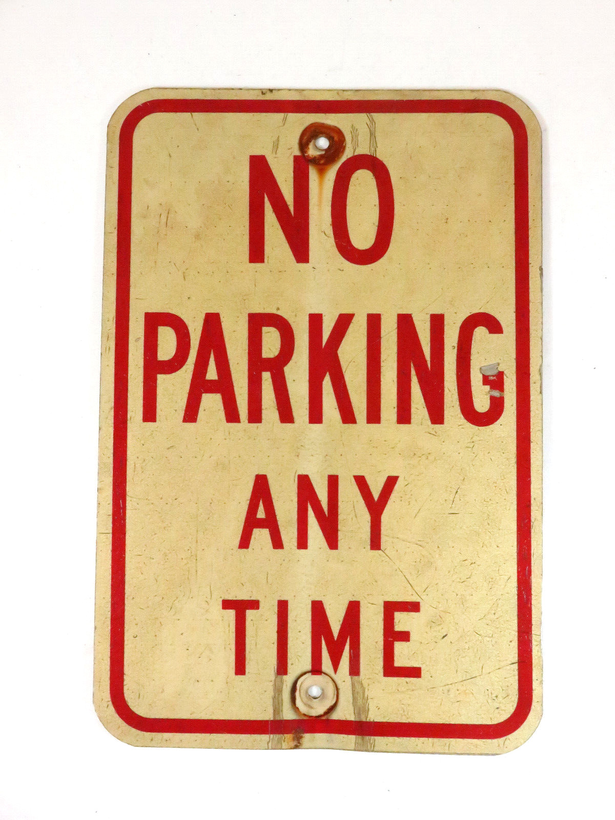 Authentic Street Sign NO PARKING ANY TIME 12″ x 18″ MANCAVE Garage Bar Decor