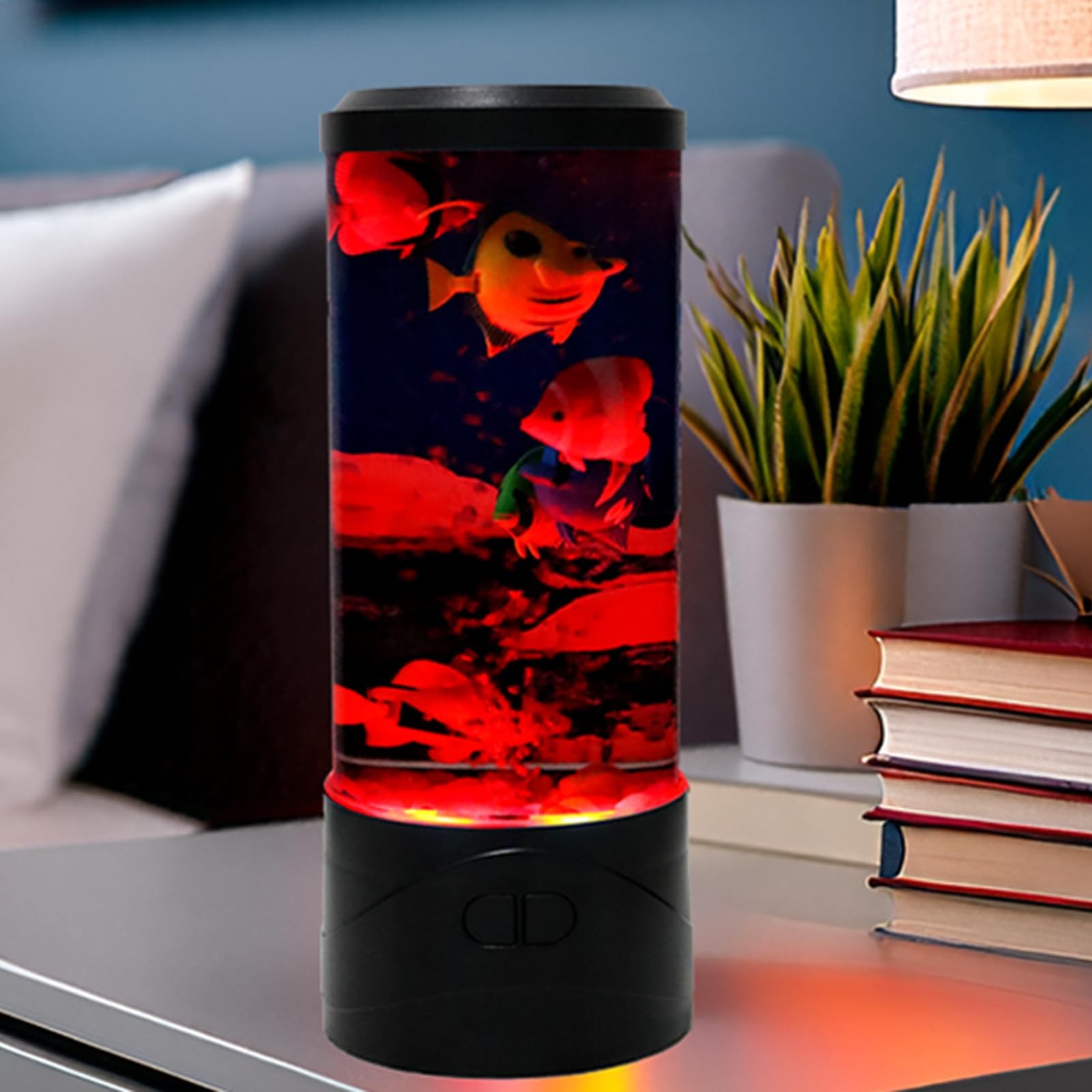 YPCOO Mini Bubble Fish Lamp,Fake Tank Aquarium Lamp,Multi-Color Circle