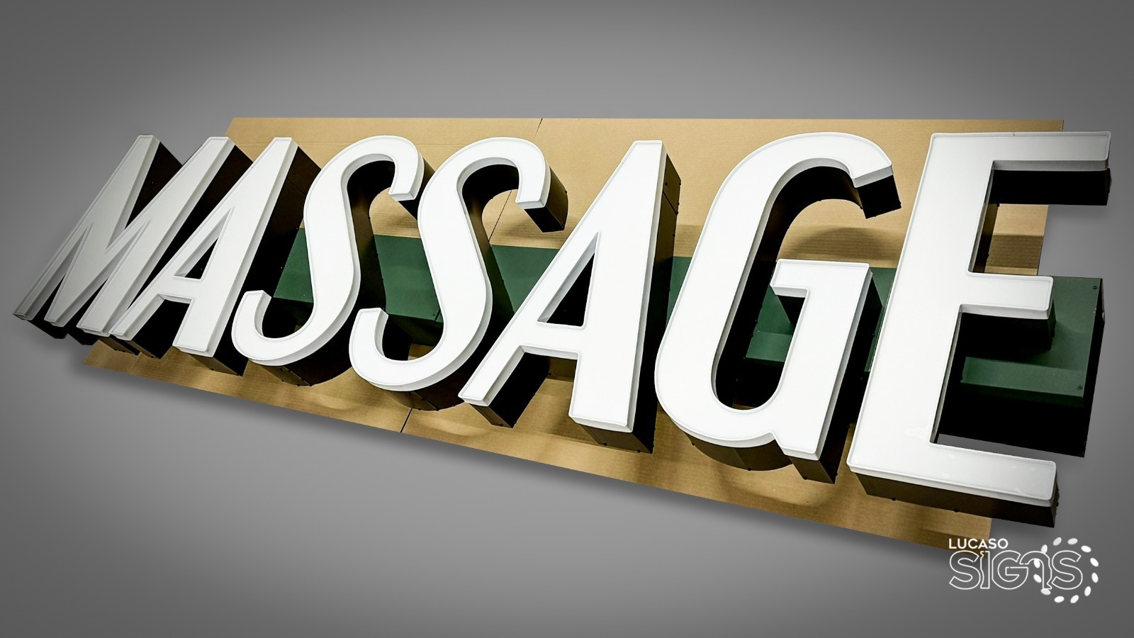 Channel Letter Signs Led Illuminated Signs with Track Raceways