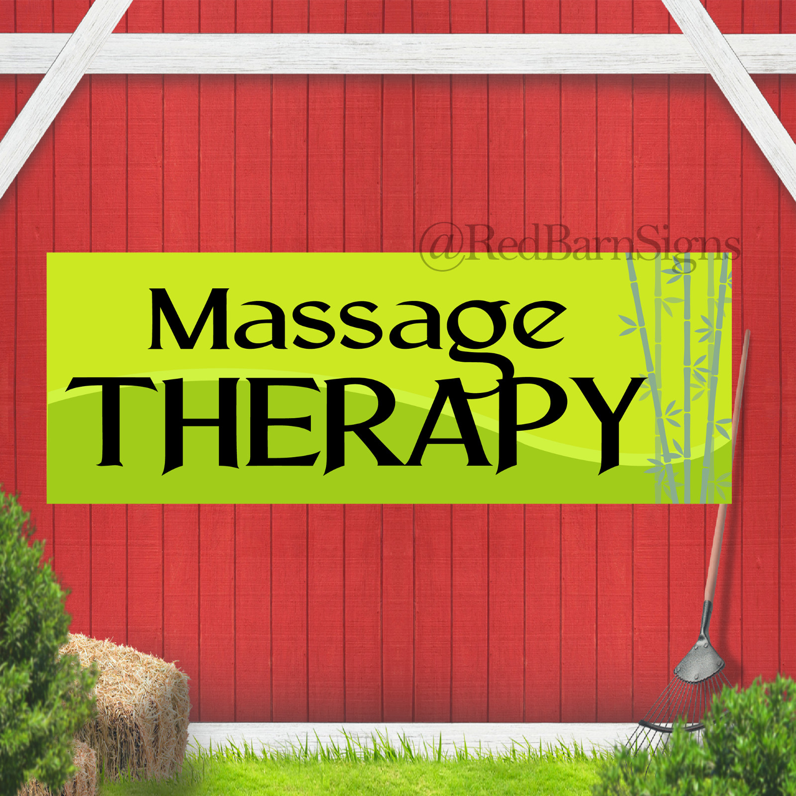 Massage Therapy Indoor Outdoor Vinyl Banner Design