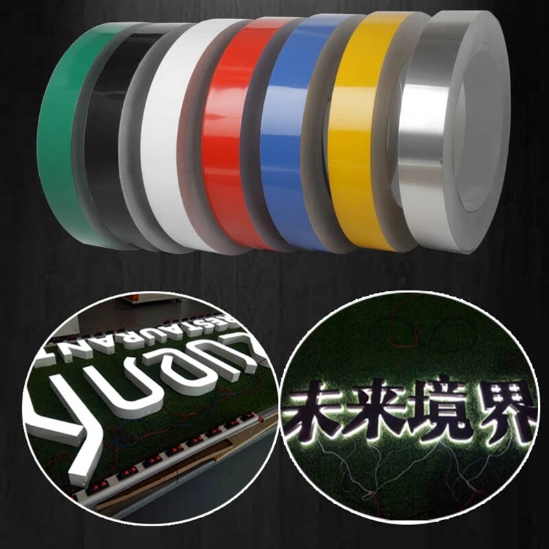 330ft 4-8cm Flat Aluminum Strip Channel Letter Coil Outdoor Signage Sheet Strip