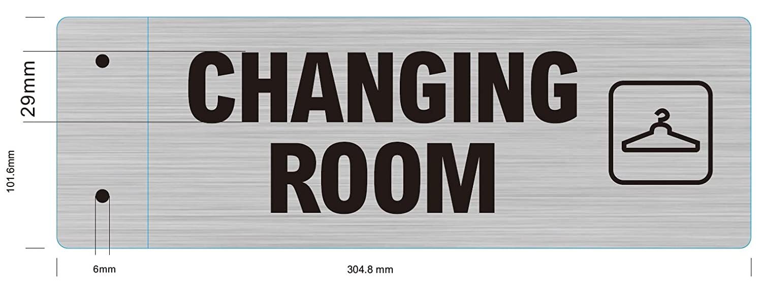 Changing Room Sign -Two-Sided/Double Sided Projecting, Corridor -REF24-1027