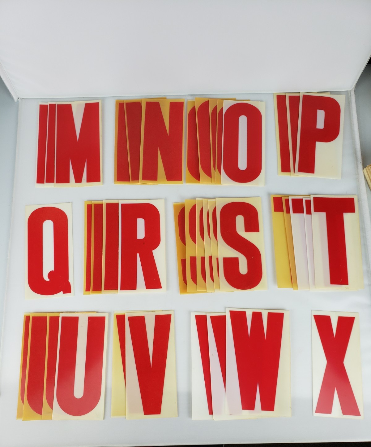 6 Inch Flexible Outdoor Portable Marquee Sign Letters Numbers Symbols 140 Count
