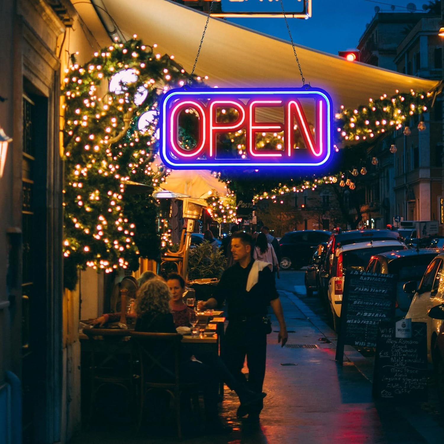 Open Signs for Business,32X16 Inch Large Bright Open Sign Neon Led