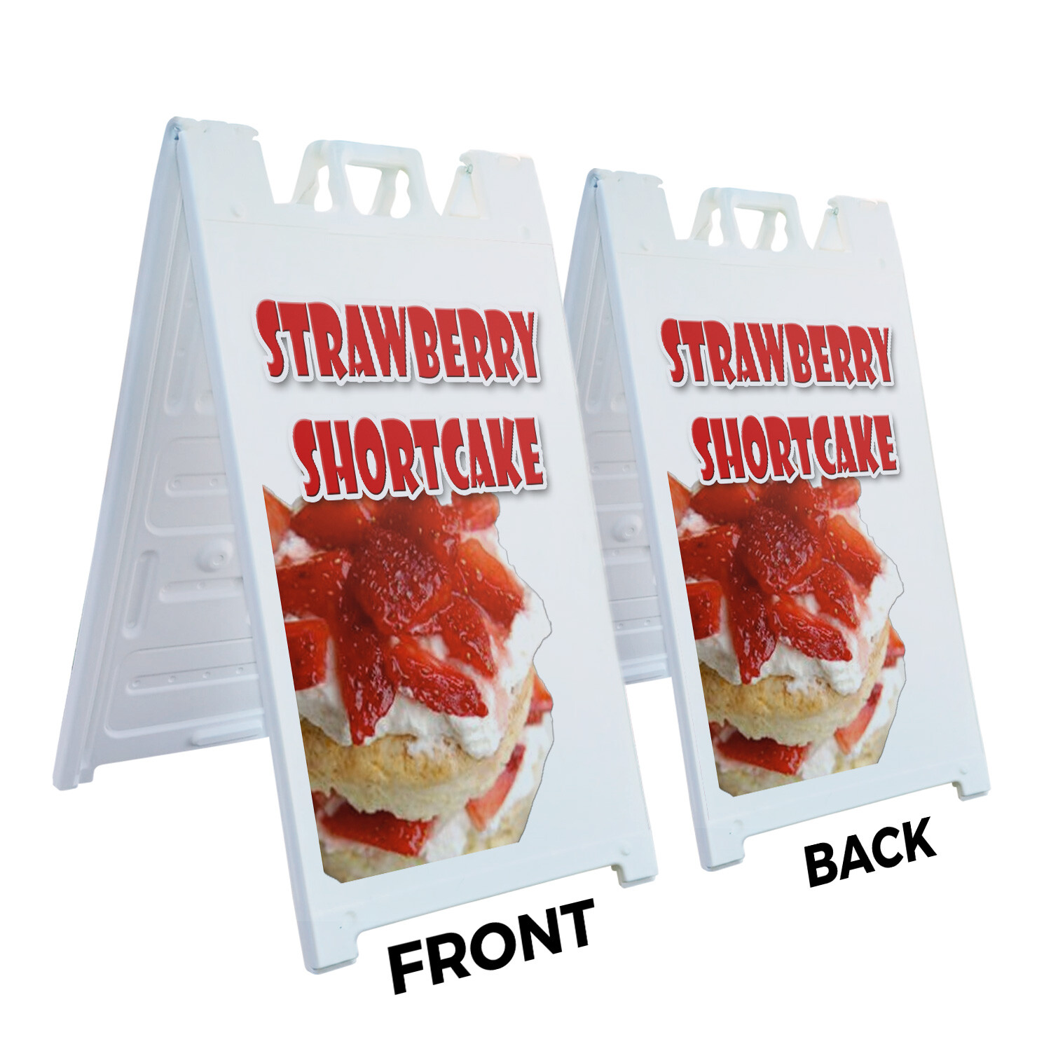 A-frame Sidewalk Strawberry Shortcake 24″ x 36″ Double Sided A-Frame Sidewalk Si