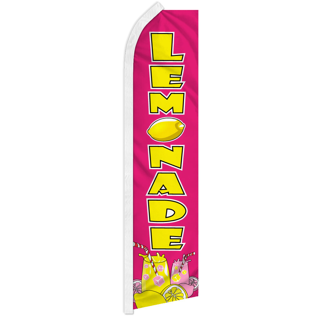 Lemonade Advertising Swooper Feather Flag Concessions Drinks