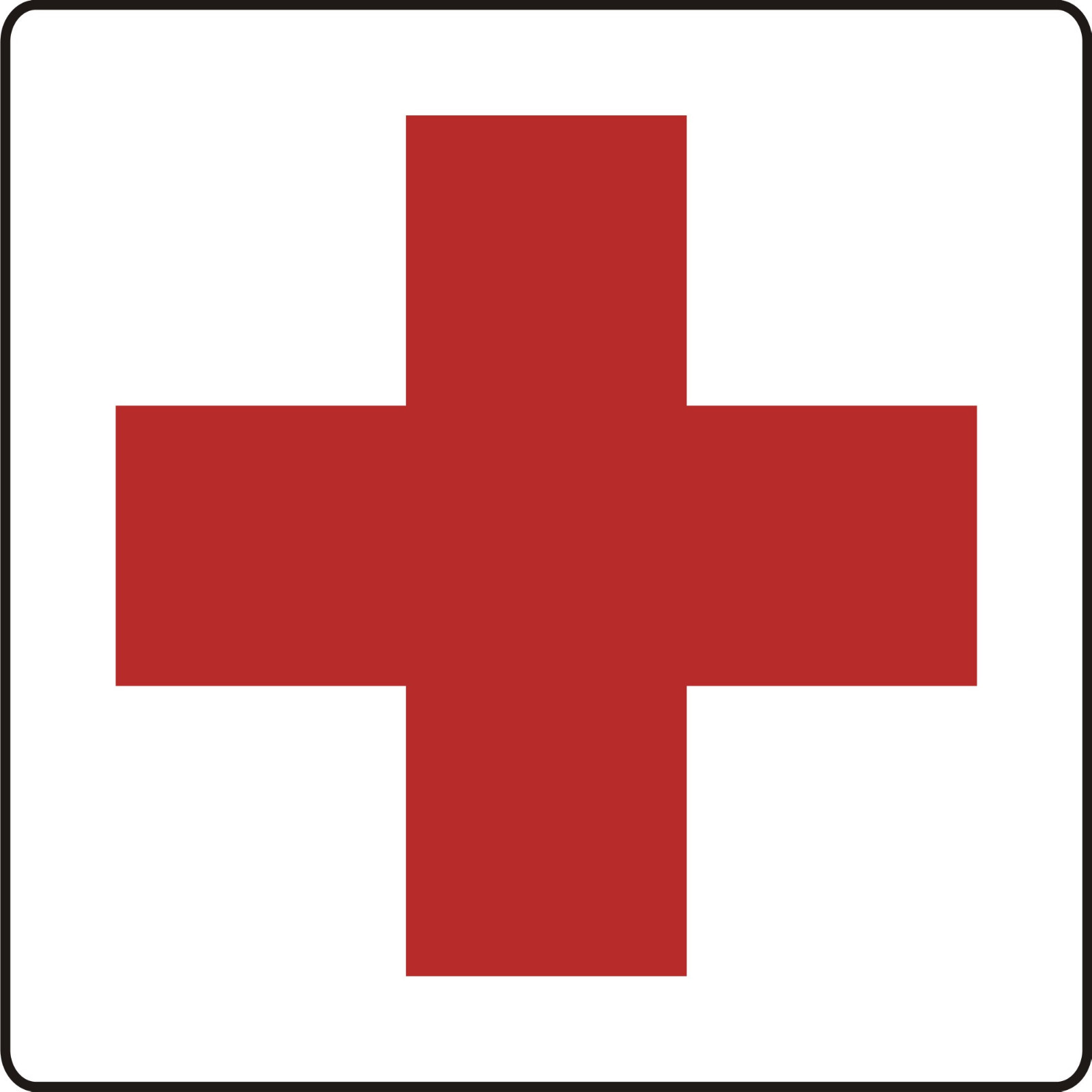 12″x12″ Red Cross Magnetic Vehicle Sign Set of 2 heavy 30 Mil durable