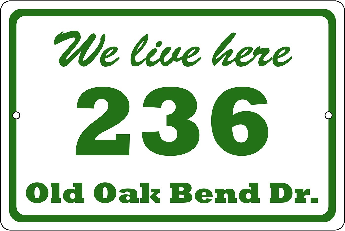 Custom Made 8″x12″ or 12″x8″ Aluminum Sign UV Protected Made in USA