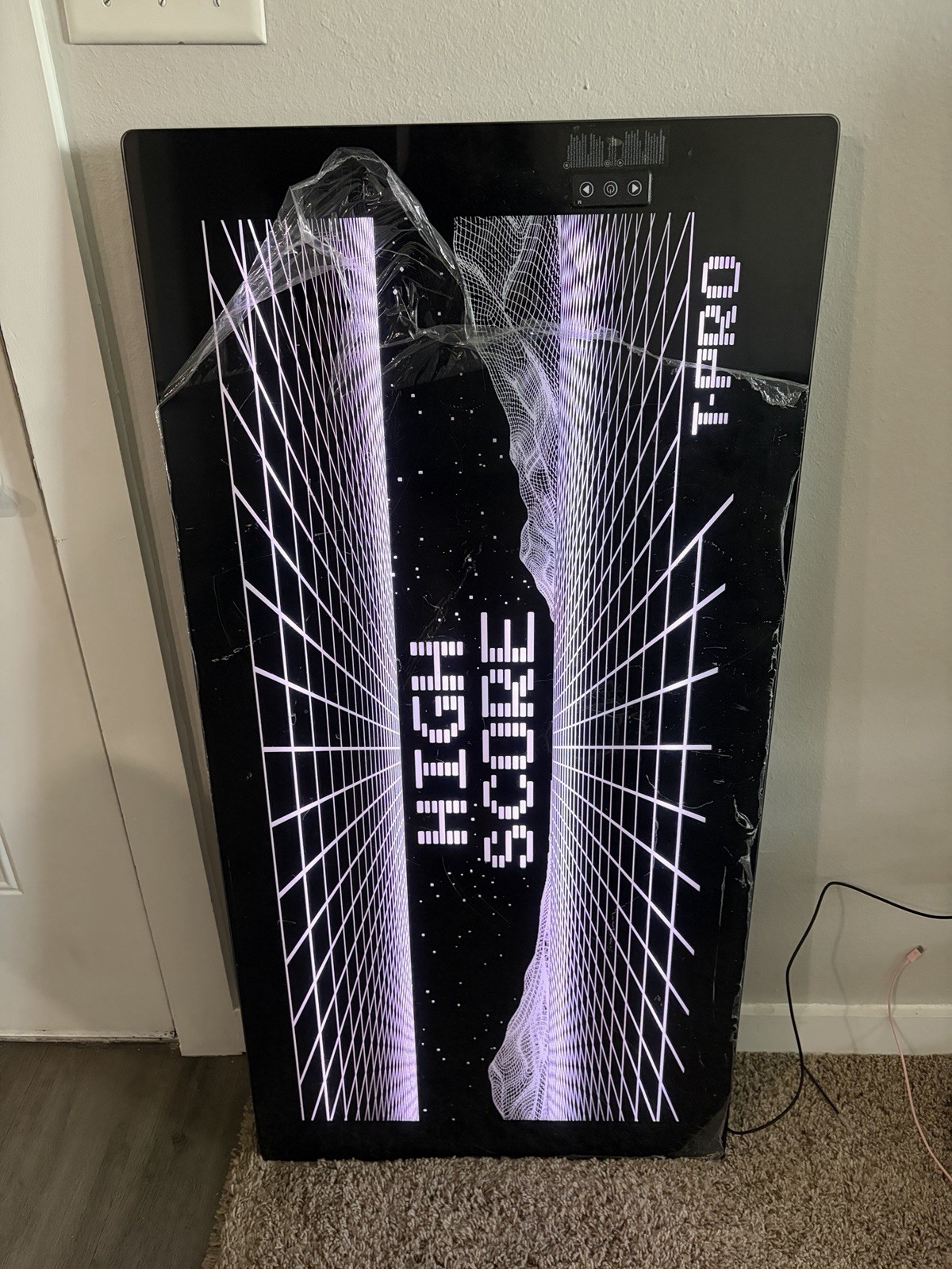 TPRO High Score LED Illuminated Multicolor Exterior Frame Sign Floor Standing