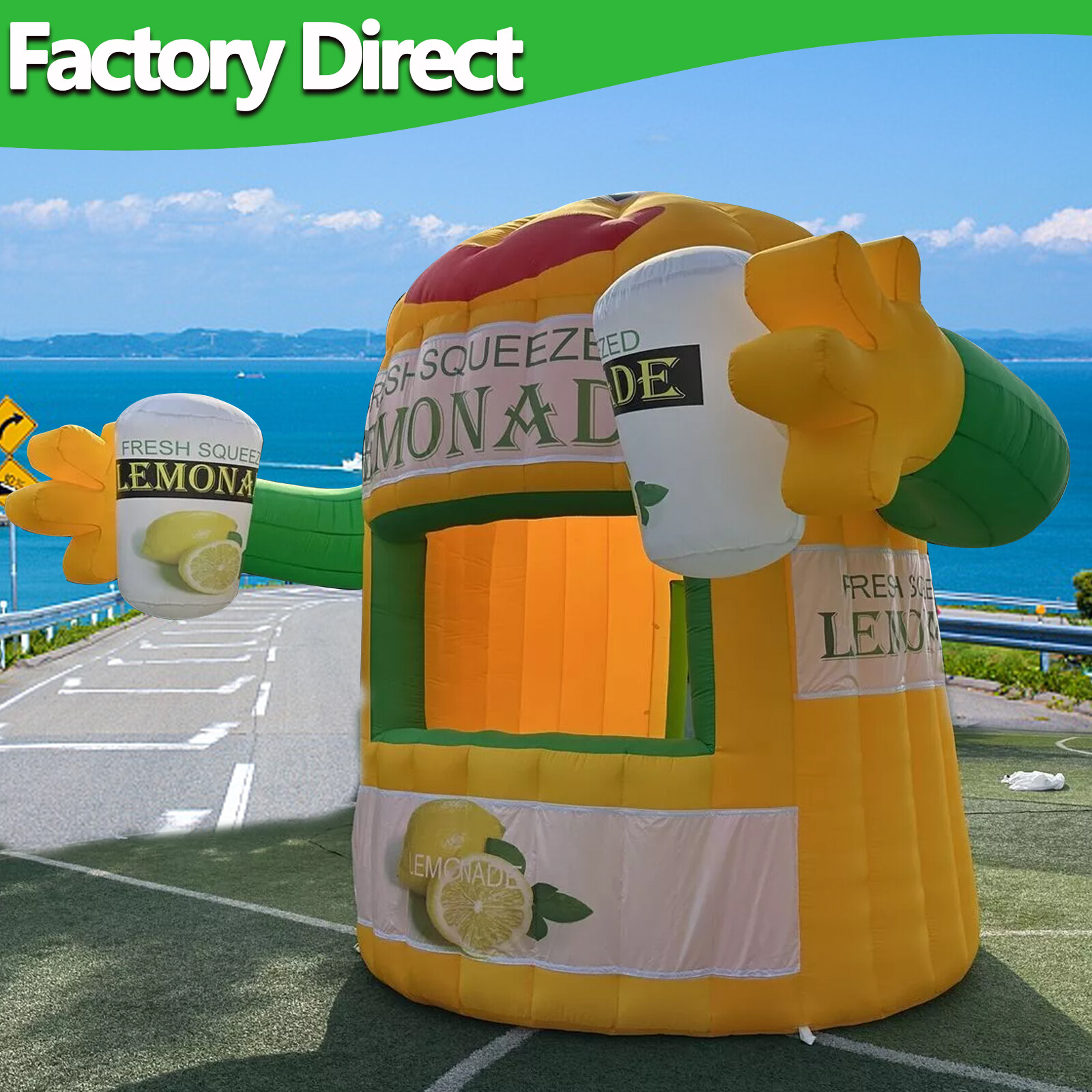 13FT Inflatable Lemonade Concession Stand Booth for Advertising Event Promotion