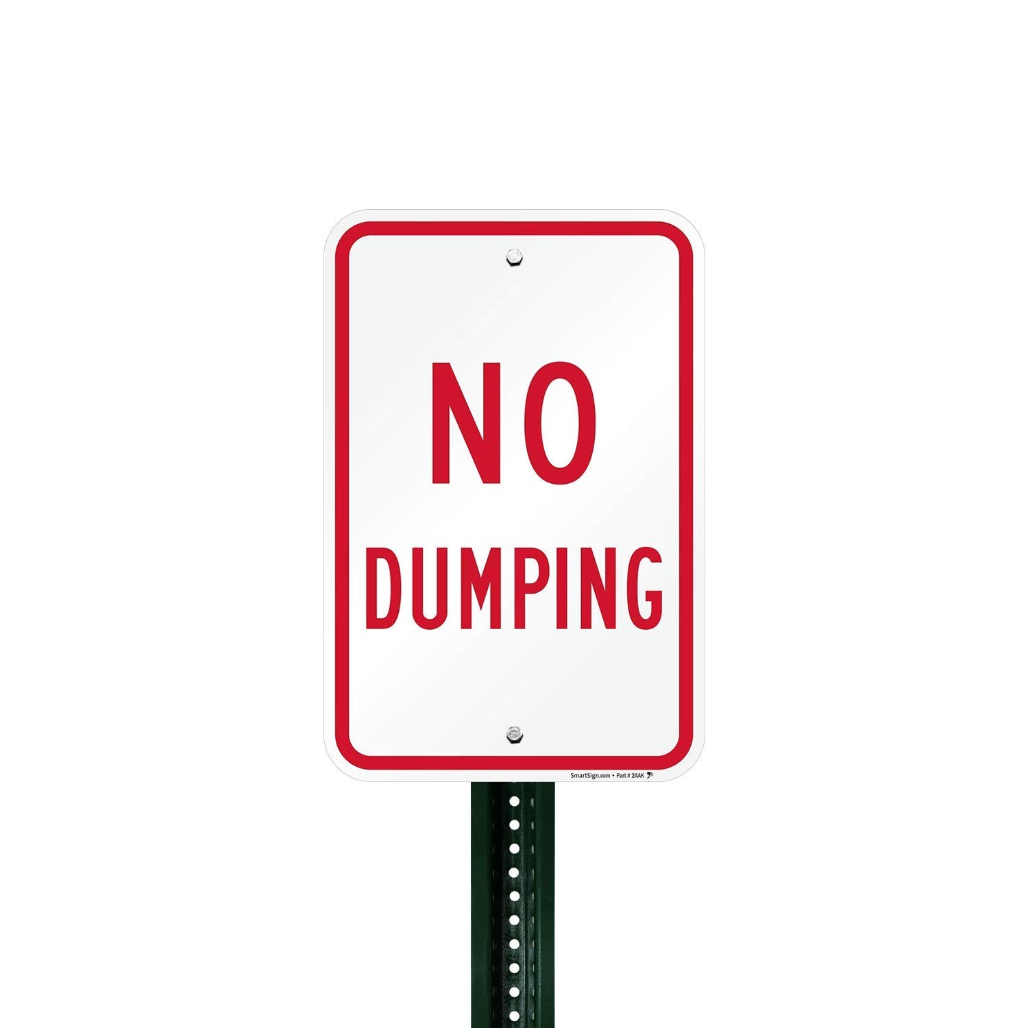 – K-7109-AL-12×18 -K-7109-AL “No Dumping” Sign | 12″ x 18″ Aluminum