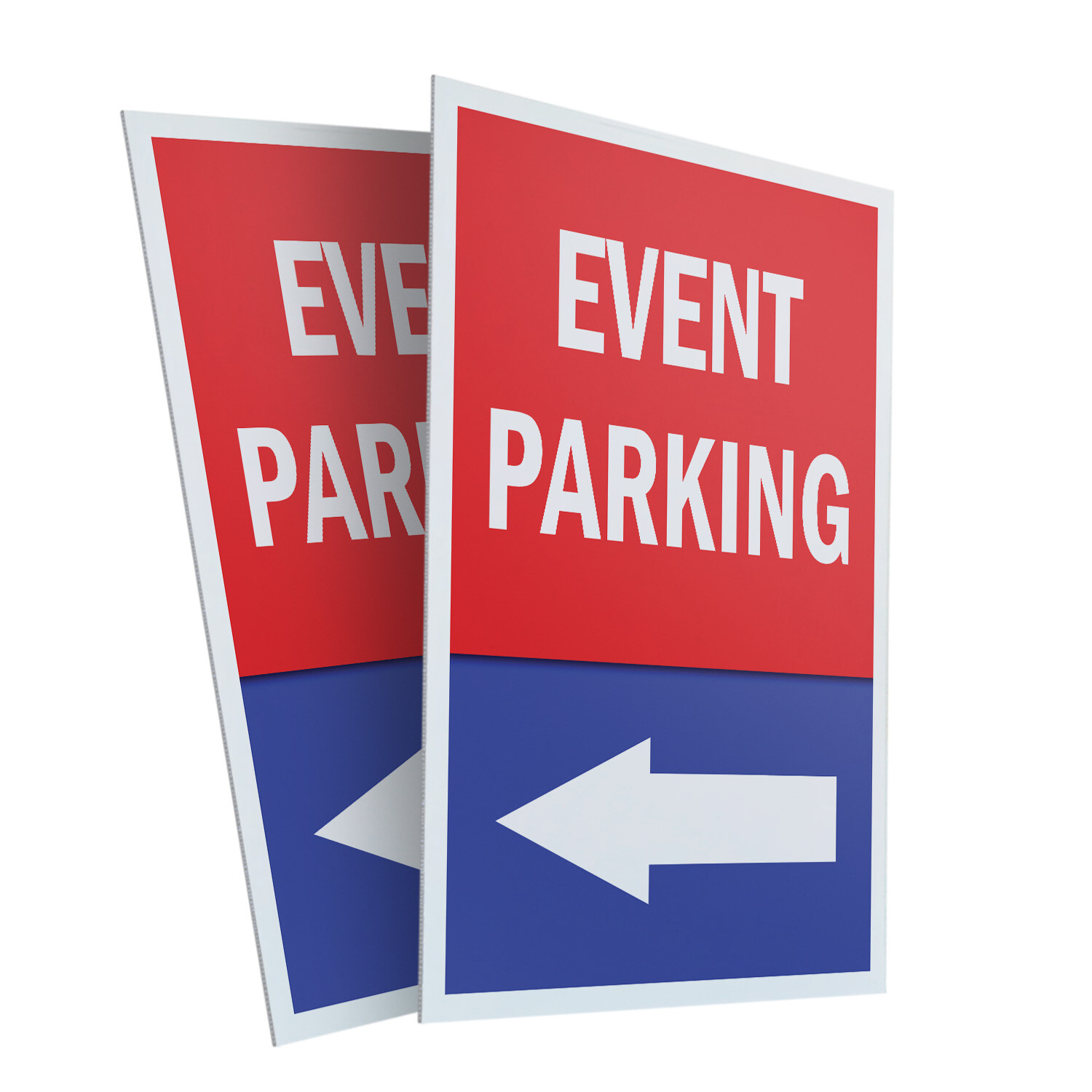 A-frame Sidewalk Event Parking With Arrow 24″ x 36″ Double Sided A-Frame Sidewal