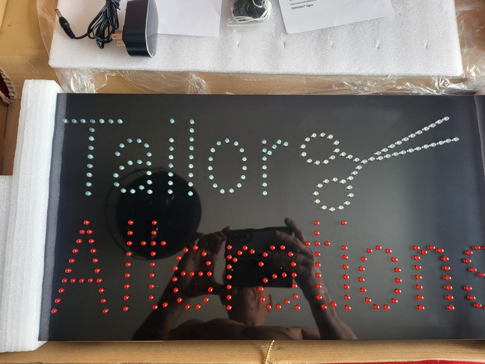 Tailor Alterations Neon Sign LED Open Sign Store Sign Business Sign Window Sign