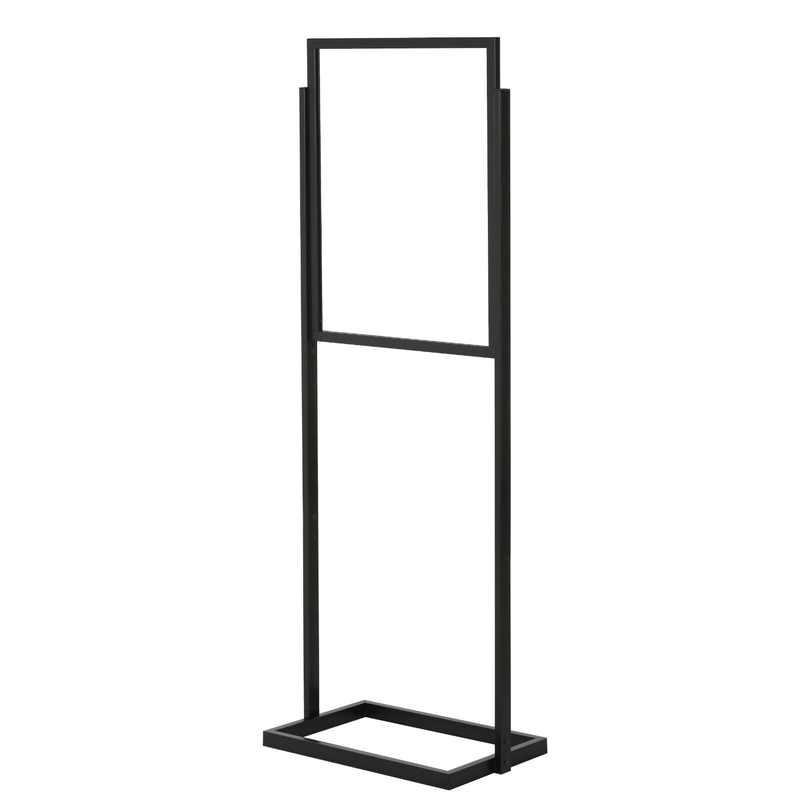 Metal Eco Info Board Double Sided Black 24X36 Slide-In Poster Holder Aluminum