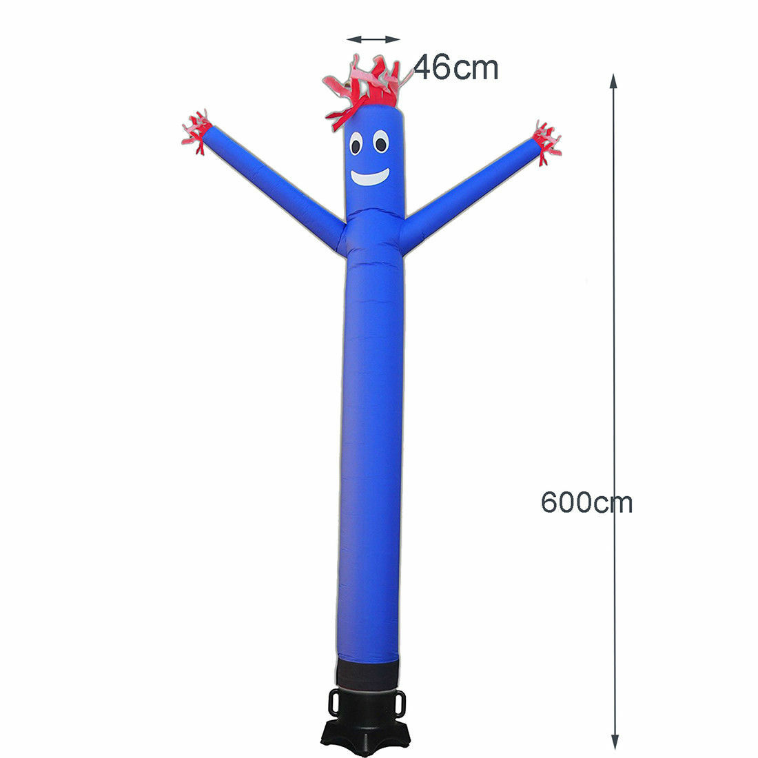 3/6m Inflatable Advertising Air Puppet Tube Sky Wavy Man Wind Dancer (No Blower)