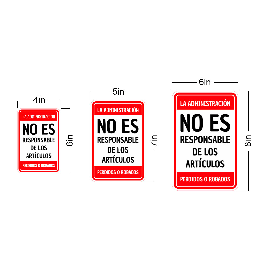 Portrait Round Plus La Administración No Es Responsable de los Artículos…
