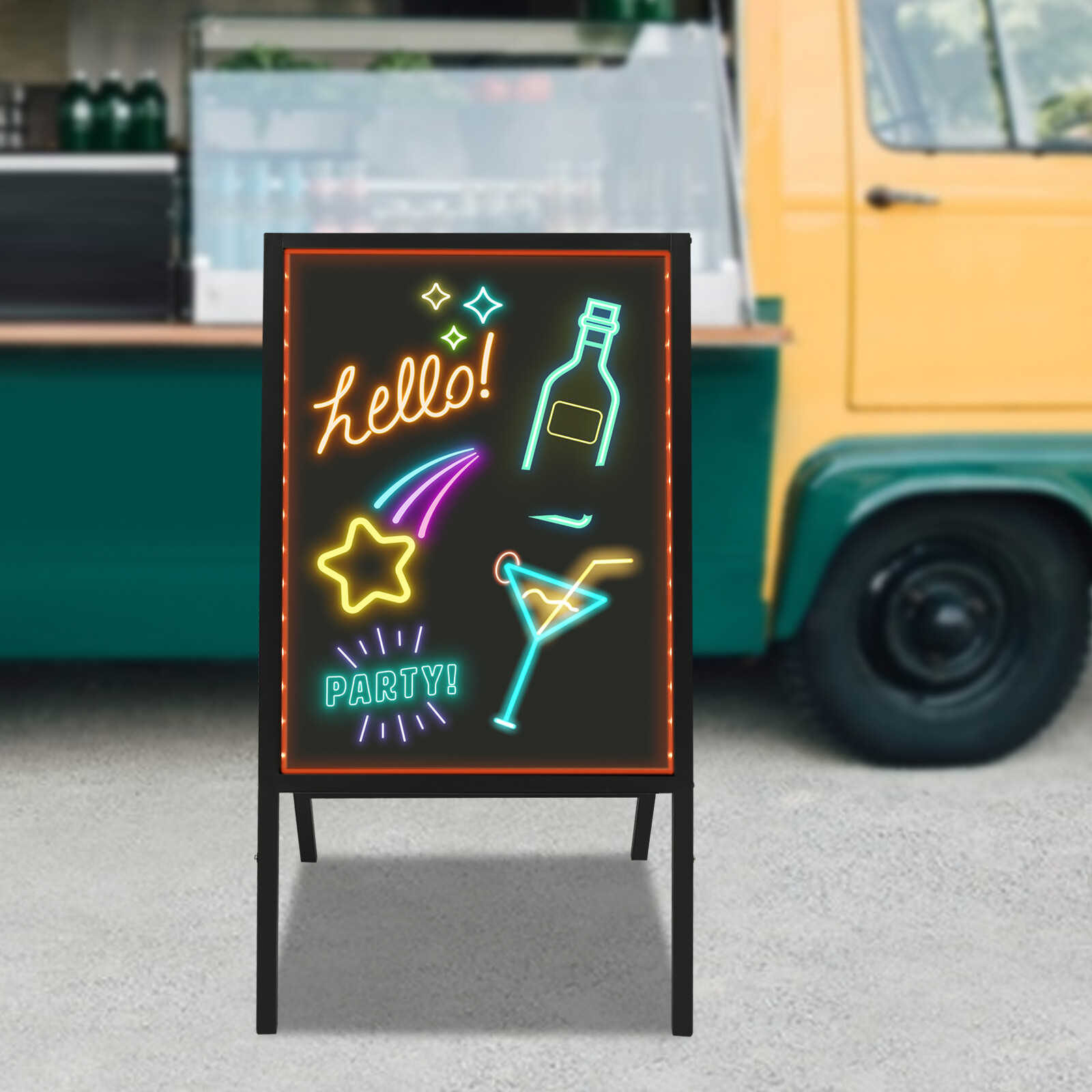 LED Message Writing Board Menu Board For Bar Restaurant With Remote Control NEW