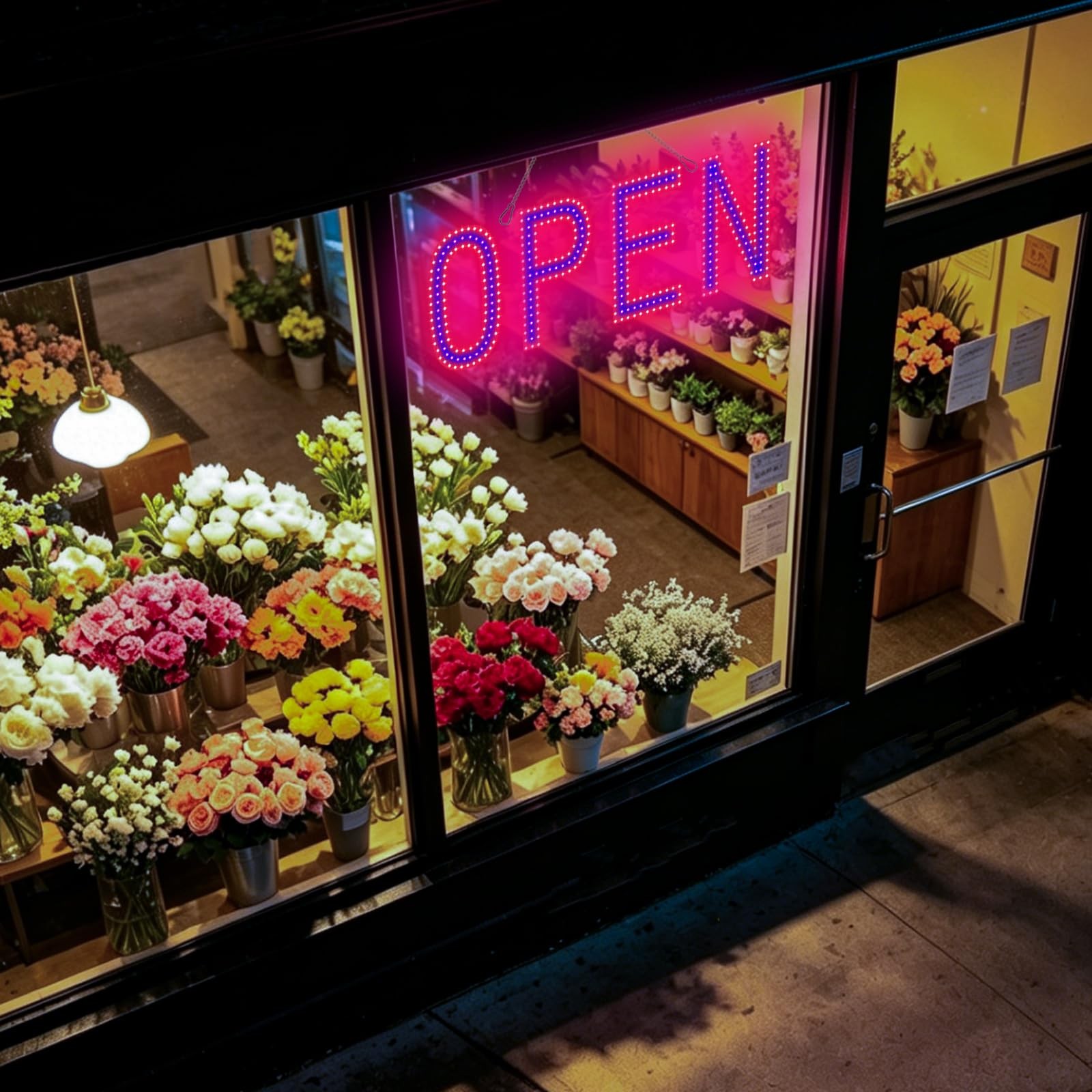 LED Open Signs for Business, exTopGoal 30″x10″ Large Ultra Bright Open Sign