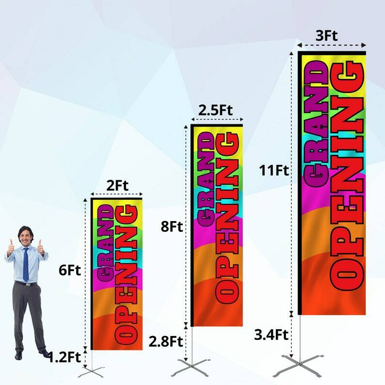 Anley Custom Rectangle Feather Flags Swooper Advertising Banners Flags