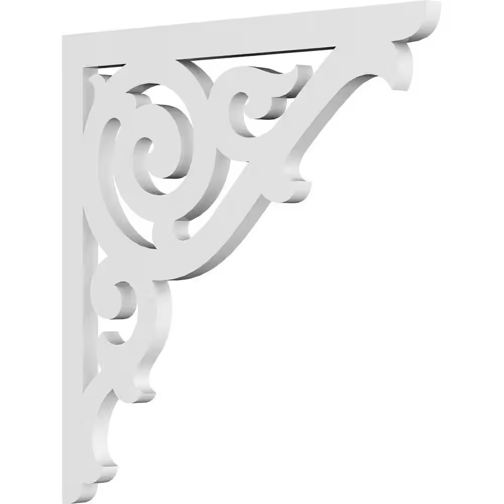 5/8 In. W X 14 In. H X 14 In. D PVC Athens Bracket