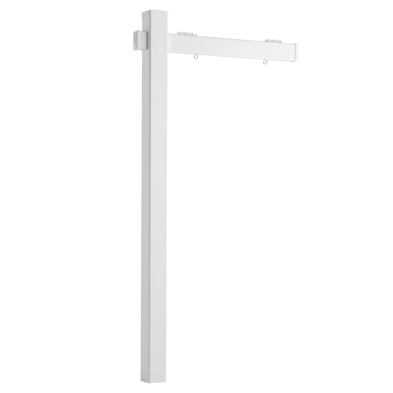 Uimoso PVC Real Estate Sign Post 6 ft Yard Holder for Open House Display