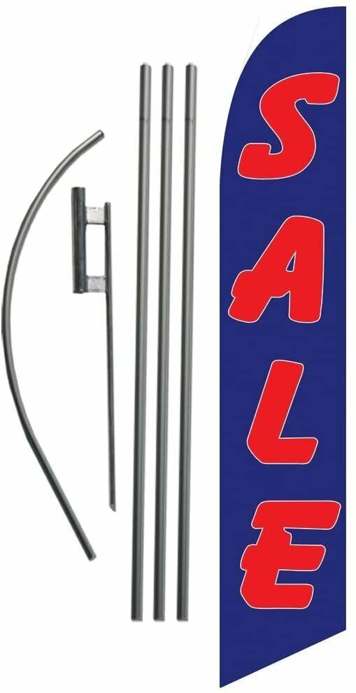 Trucks Auto Dealership Feather Banner Swooper Flag Sign with Flag Pole Kit…