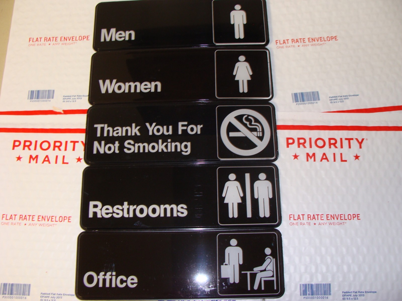 Door Signs 1/8 Thick Plastic Gloss Cole Visual Signs Choice Women Men Office USA