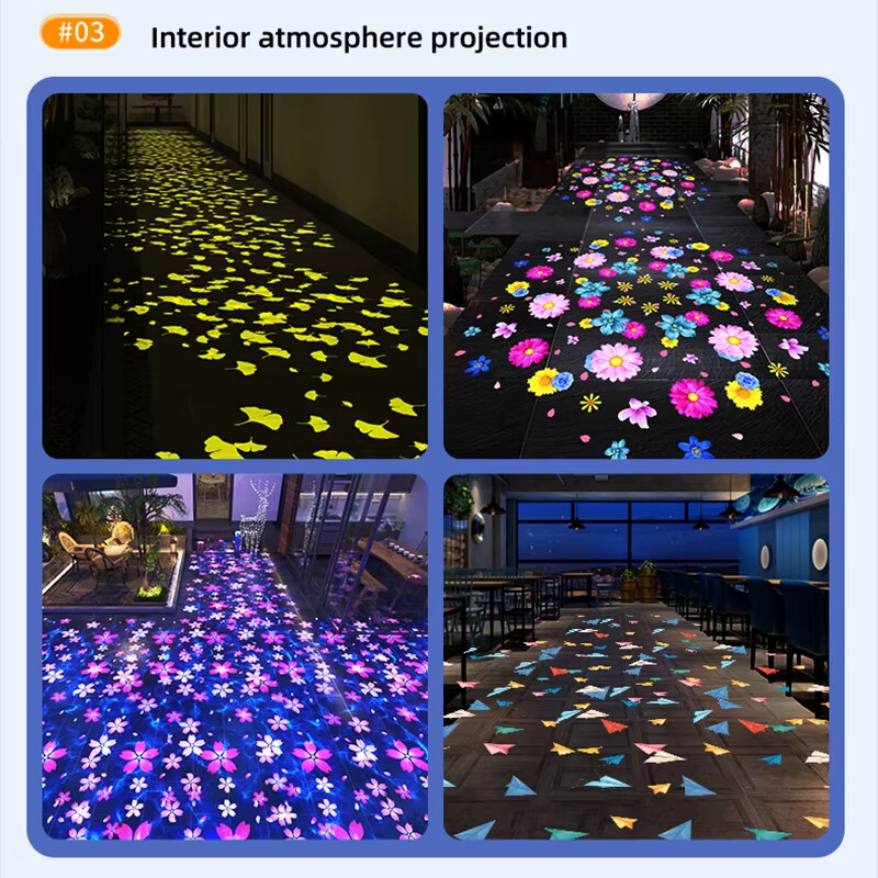 15W-600W Custom Dynamic Effect Projection Lights Waterproof LED Gobo Projector