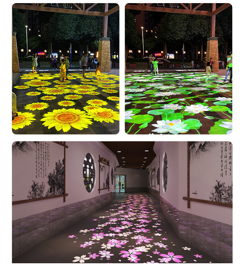 60W-600W Waterproof Dynamic Effect Led Logo Gobo Projector Custom 7 lens Lights