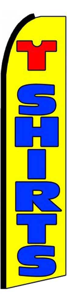 T-Shirts Flutter Swooper Flag Advertising Sign 3’ Wide Banner Only