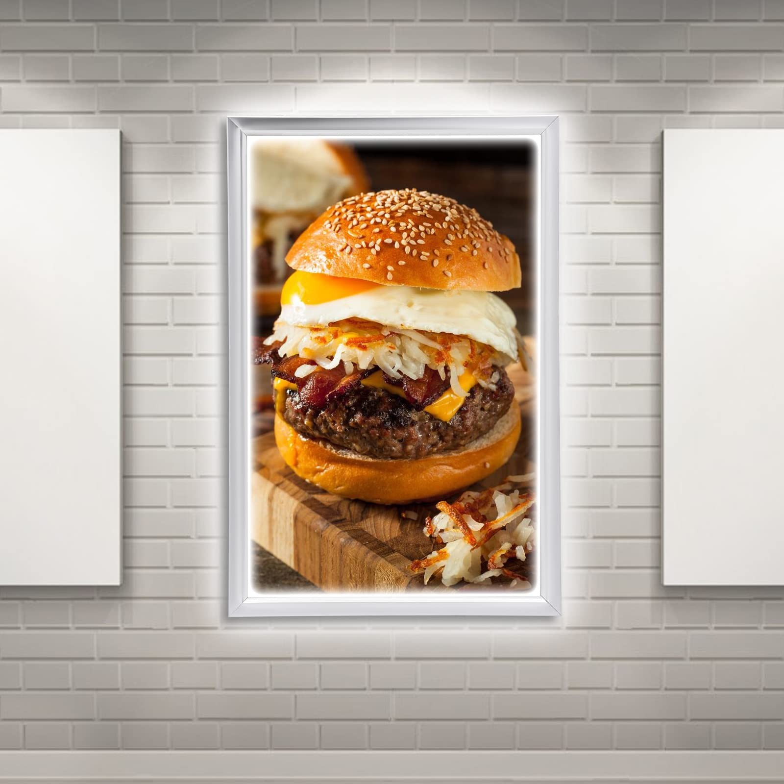 24″x36″ LED Light Box Backlit Movie Poster Art Picture Frame Advertising Display