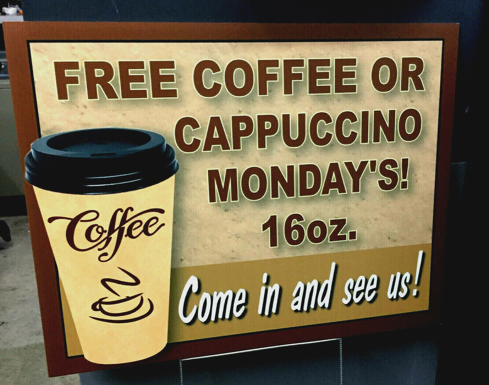 25 – 18×24 Yard Signs – Custom Design – Full Color – 2 Sided – Stakes Included!