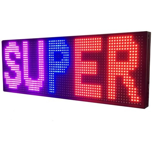 LED Full Color Scrolling Advertisement Display Banner (Indoor – 40″ x 14″)
