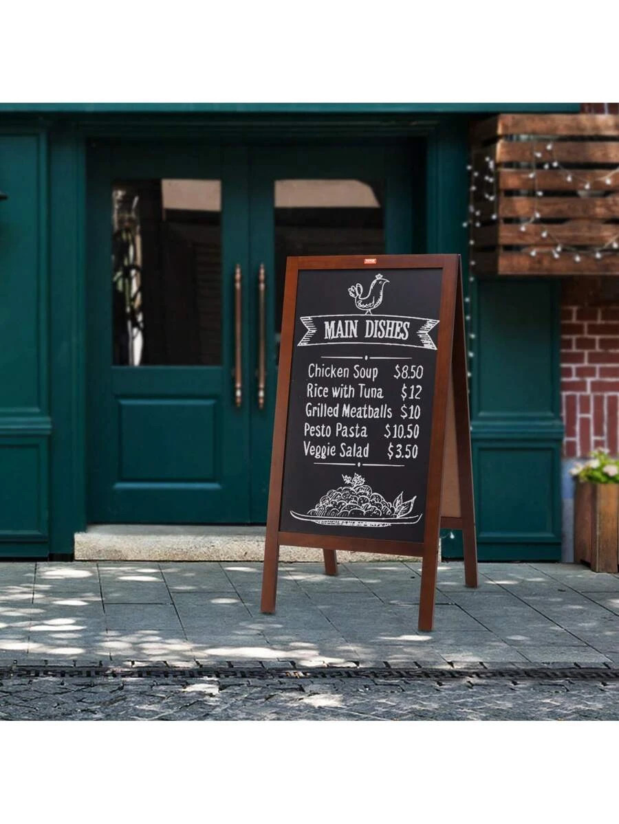 NEW A Frame Chalkboard Sign Double-Sided 20″X40″ FREE SHIPPING