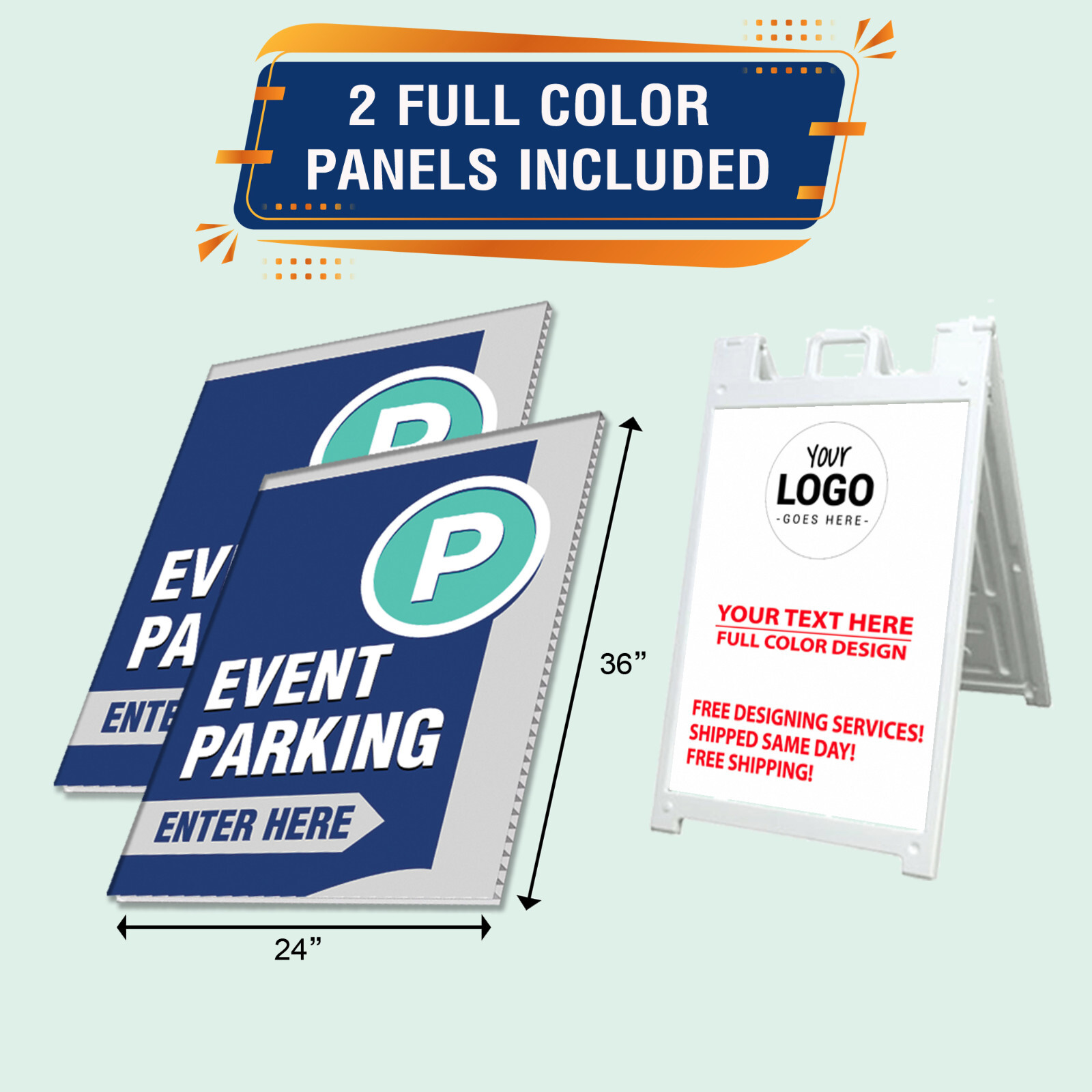 Window Tinting Custom A Frame Signicade Sign, Sidewalk Sign,Sandwich Board