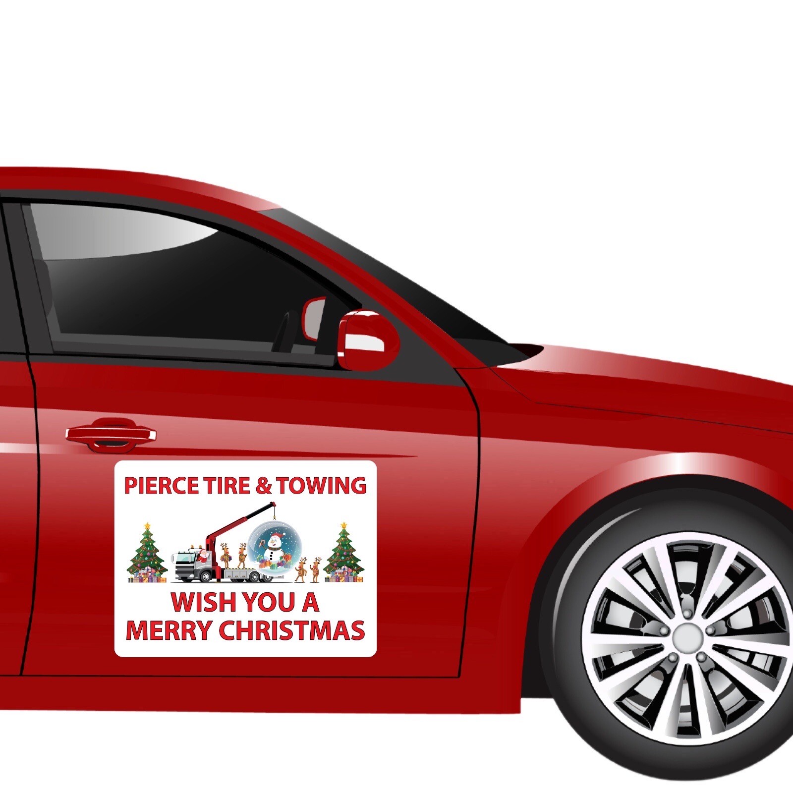 Customized Full Color Car Magnet Sign for Businesses-Car-Truck-Van