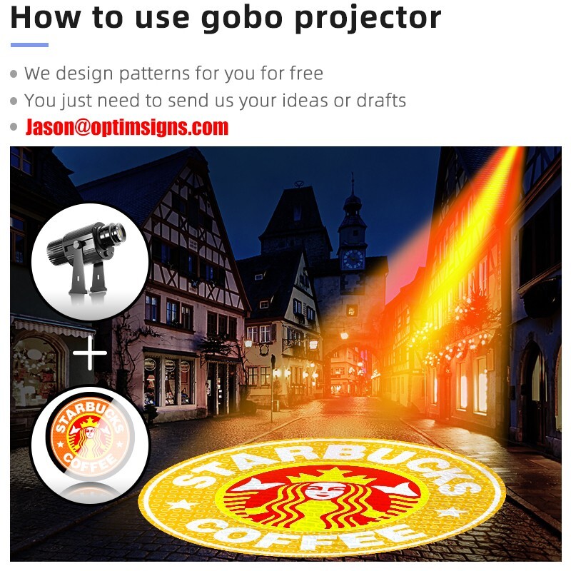 35W Custom Gobo Remote Control IP65 LED Logo AD Show Projector Advertising Light