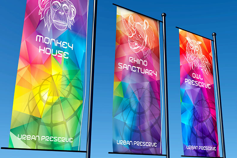 4′ x 4′ Custom Vinyl Banner 13oz Full Color – FREE SHIPPING