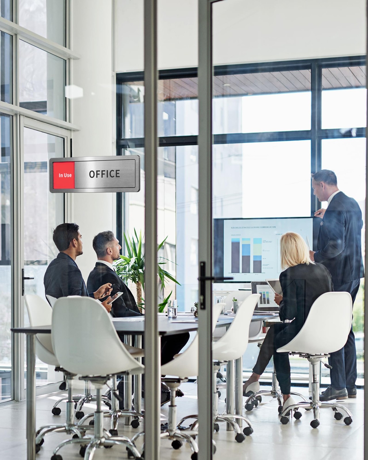 Office Door Signs Do Not Disturb, In Use/Available Slider Sign for Home Offic…